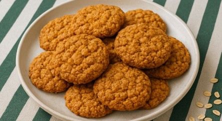 Cookies moelleux aux pommes et flocons d’avoine