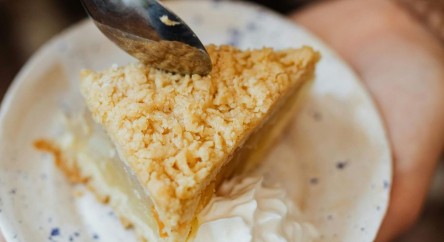 Crumbcake aux pommes et à la farine d’épeautre