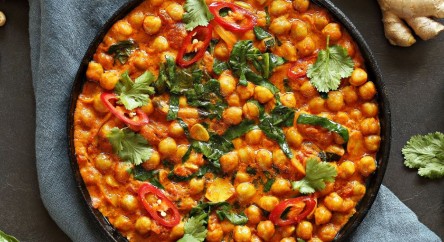 Curry de pois chiches facile