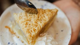 Crumbcake aux pommes et à la farine d’épeautre