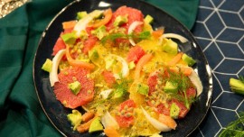 Salade festive d'agrumes