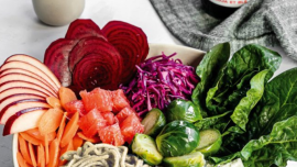 Buddha Bowl aux légumes et sauce umami