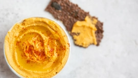 Houmous de patate douce & lentilles corail