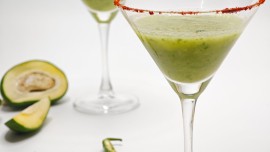 Gaspacho avocat basilic