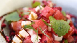 Salade de pastèque et fêta