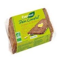 Pain de mie de complet en tranches allégée en sel 350gr