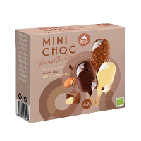 Mini bâtonnets chocolat blanc, noir et amandes