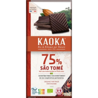 Chocolat noir 75% Sao Taomé 100g