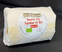 Beurre bio fermier demi-sel 250gr