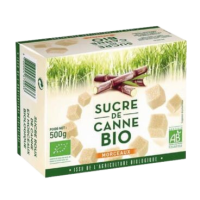 Sucre de canne roux bio en morceaux 500gr