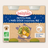 Petits Pois, Maïs & Riz 2x 200Ggr