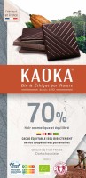 Chocolat noir bio 70% cacao 100gr