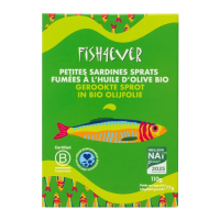 Petites sardines sprats fumées à l'huile d'olive