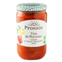 Trio de poivrons au piment d'Espelette AOP 650gr
