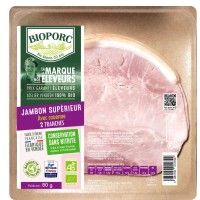 Jambon cuit supérieur 80gr