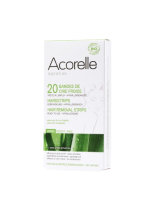 20 bandes de cire froide visage