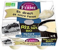 Riz au lait bio x4