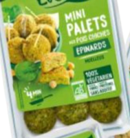 Minis palets épinards 150g