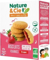Biscuits fourrés fraise 135g