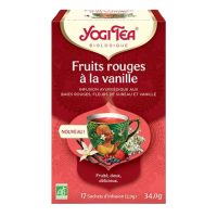 Yogi Tea Fruits rouges à la vanille x17