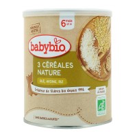 BABYBIO 5 Céréales Nature dès 8 mois 220gr