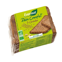Pain complet aux 3 céréales allégé en sel 500gr