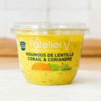 Houmous aux lentilles corail à la coriandre 150g