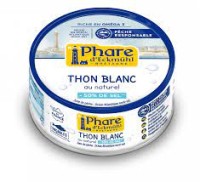 Thon blanc au naturel teneur réduite en sel 160gr