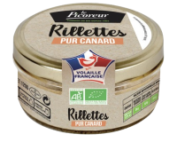 Rillettes pur canard 120gr