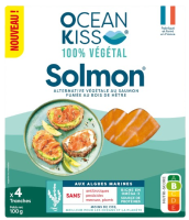 Solmon fumé 100% végétal 3 tranches