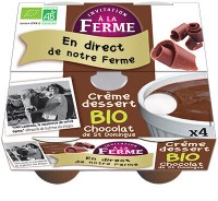 Crème dessert au chocolat x4