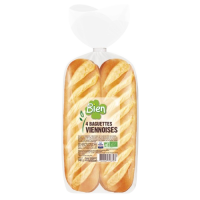 Baguettes viennoises 340g