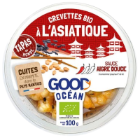 Tapas crevettes à l'asiatique 100g
