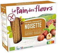 Tartines craquantes aux noisettes sans gluten 150g