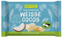 Chocolat blanc et noix de coco râpée 100g