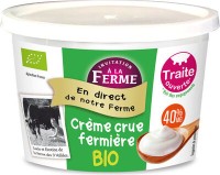 Crème fraîche crue 40% M.G. 250gr