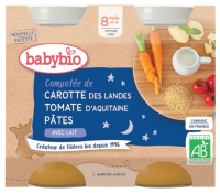 Bonne nuit Compotée Carotte Tomate Pâte 2x200g