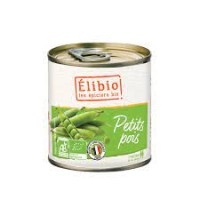 Petits pois bio 400gr