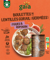 Boulettes lentilles corail germées 190g