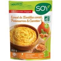 Doypack écrasé lentille corail potimarron 250g