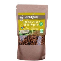 Mélange de lentilles vertes et de petit épeautre d'origine Française 500g