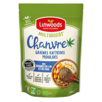 Graines de chanvre lin et chia moulues 200g