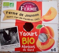 Yaourt à l'abricot 4 x 125gr