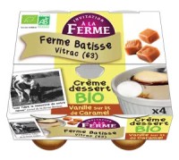 Crème dessert Vanille et Caramel 4 x 100gr