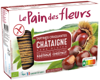 Biscottes Tartines craquantes bio Châtaigne 300gr