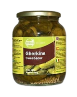 Cornichons gros aigre doux 670g