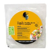 Feuilles de riz complet bio 28cm 150gr