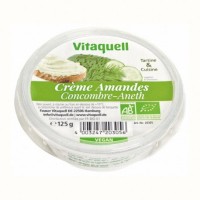 Crème amandes, concombres et aneth 125gr