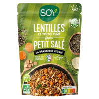 Doy lentilles et tofu fumé façon petit salé 260g