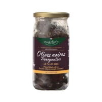 Olives dénoyautées noires naturel 190g